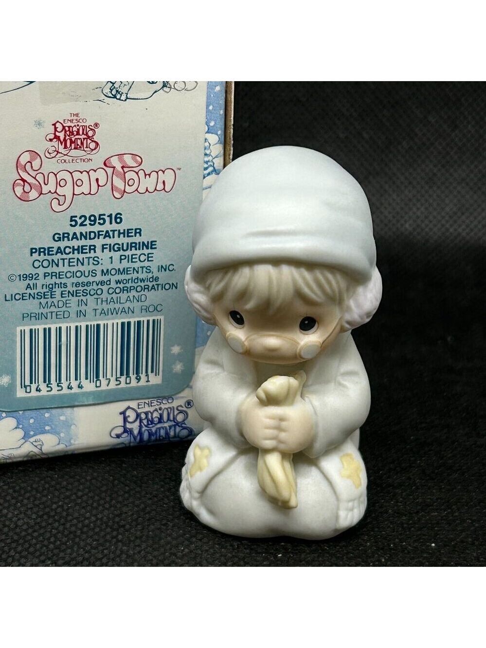 Precious Moments Sugartown "Grandfather preacher" figurine